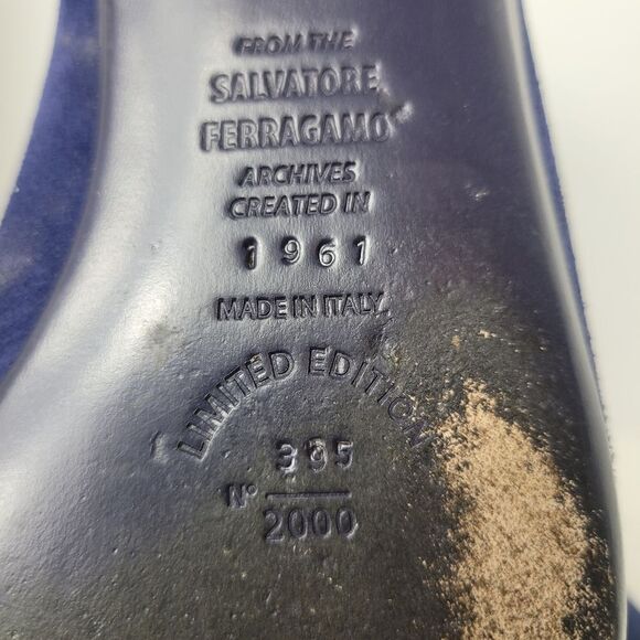 Salvatore Ferragamo Creations Archives 1961 Limited Edition 395/2000 Ballet Flat - Picture 11 of 12